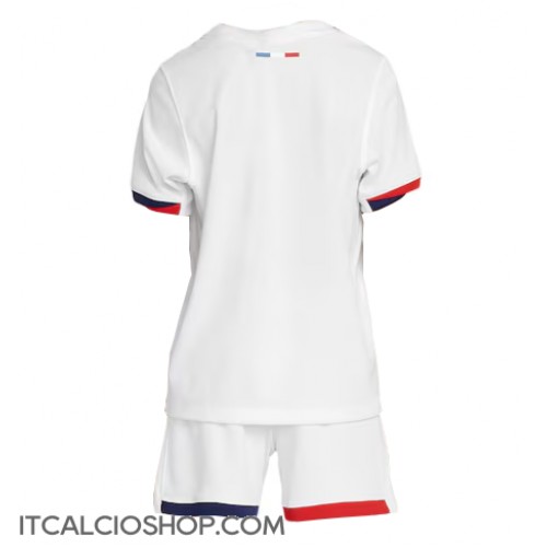 Paris Saint-Germain Seconda Maglia Bambino 2024-25 Manica Corta (+ Pantaloni corti)